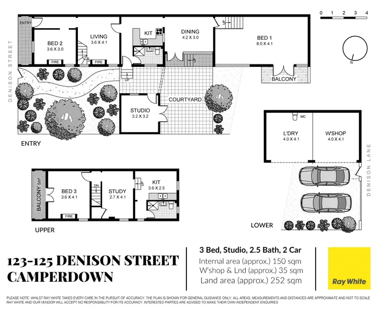 Floorplan of Homely house listing, 123-125 Denison Street, Camperdown NSW 2050