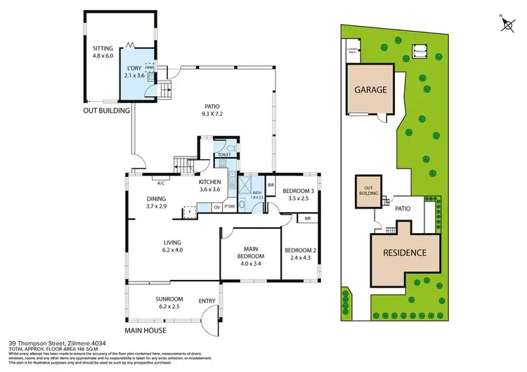 Floorplan of Homely house listing, 39 Thompson Street, Zillmere QLD 4034