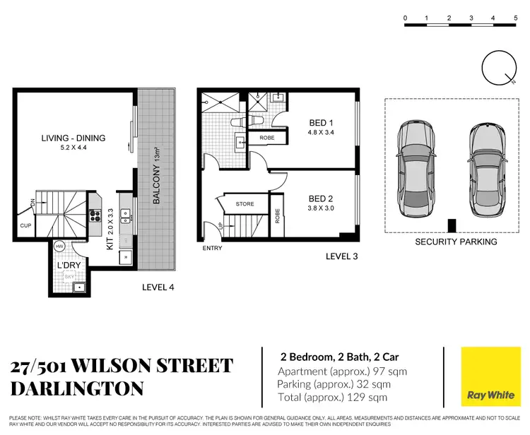 Floorplan of Homely apartment listing, 27/501 Wilson Street, Darlington NSW 2008