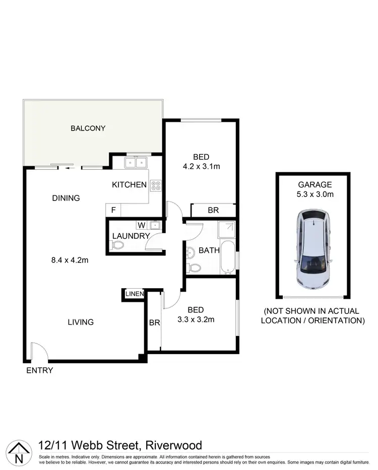 Floorplan of Homely unit listing, 12/11 Webb Street, Riverwood NSW 2210