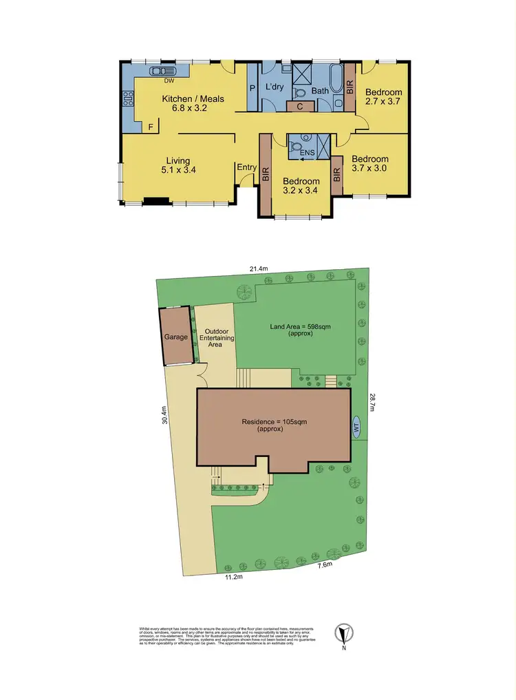 Floorplan of Homely house listing, 4 Laughlin Avenue, Nunawading VIC 3131