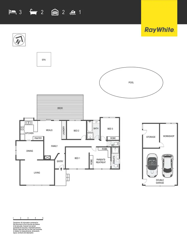Floorplan of Homely house listing, 33 Lawrence Crescent, Kambah ACT 2902
