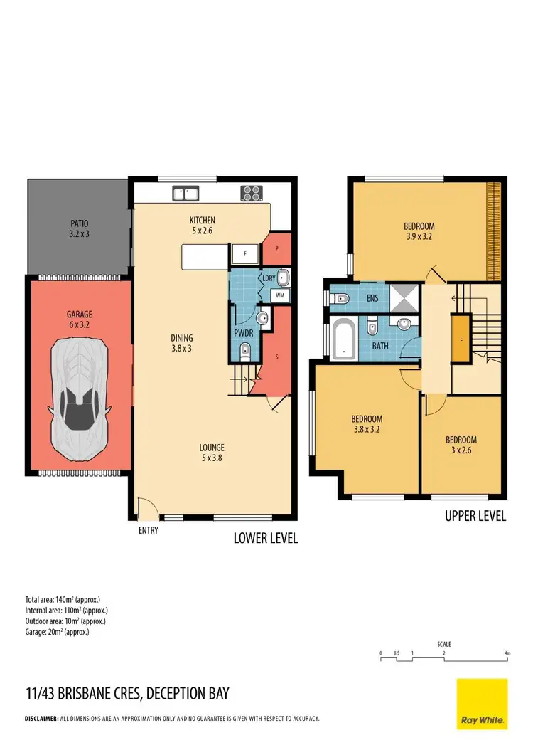 Floorplan of Homely townhouse listing, 11/43-55 Brisbane Crescent, Deception Bay QLD 4508