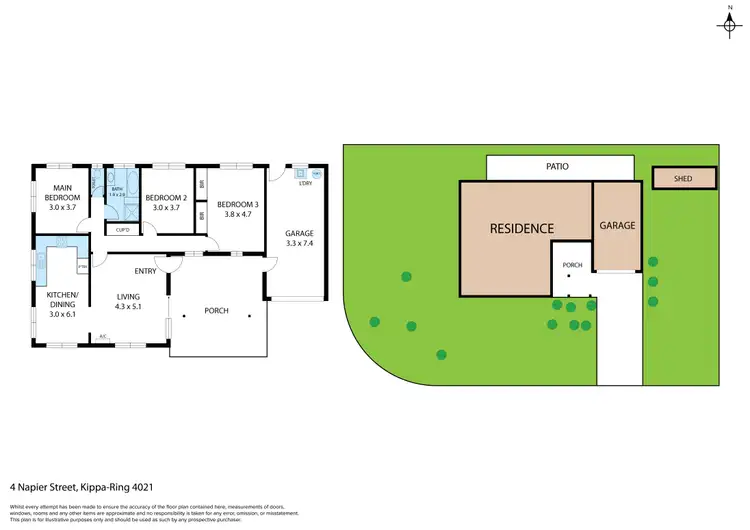 Floorplan of Homely house listing, 4 Napier Street, Kippa-Ring QLD 4021