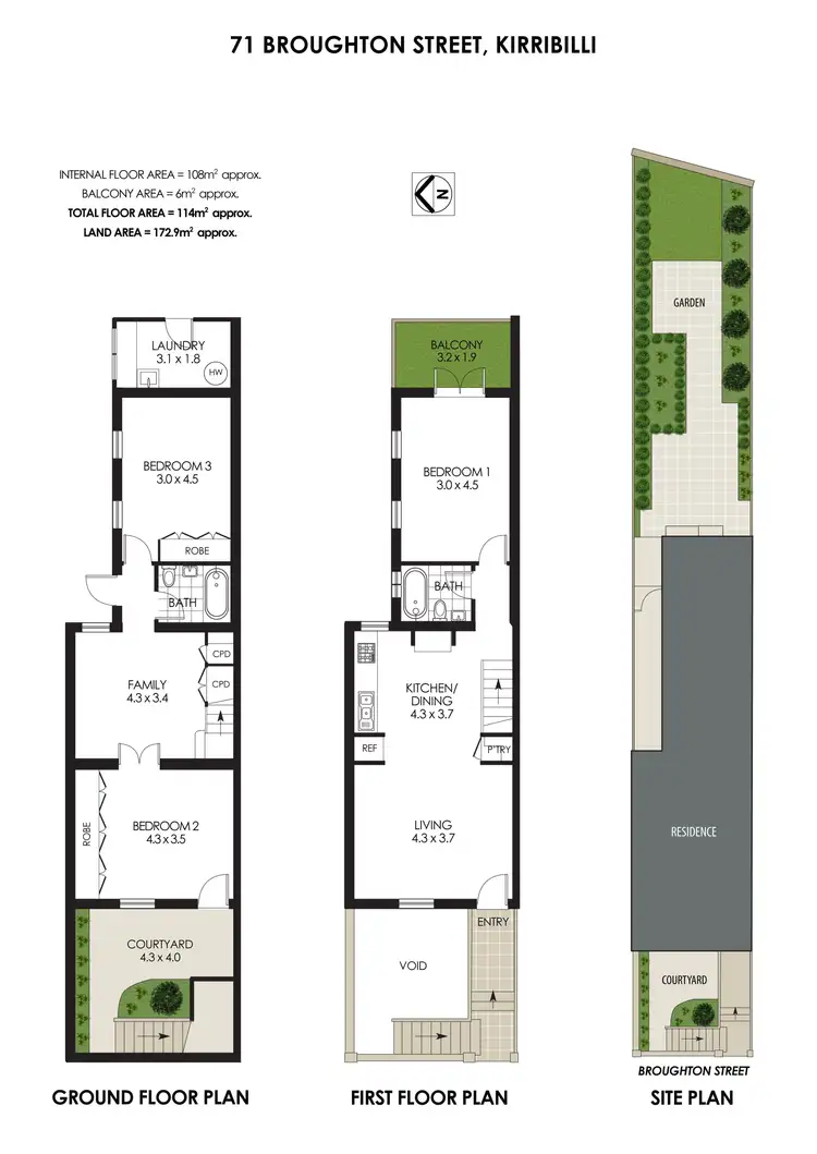 Floorplan of Homely house listing, 71 Broughton Street, Kirribilli NSW 2061