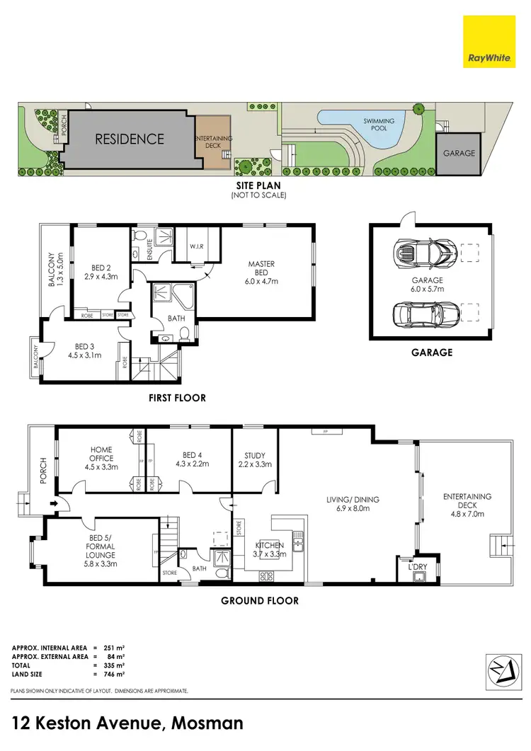 Floorplan of Homely house listing, 12 Keston Avenue, Mosman NSW 2088
