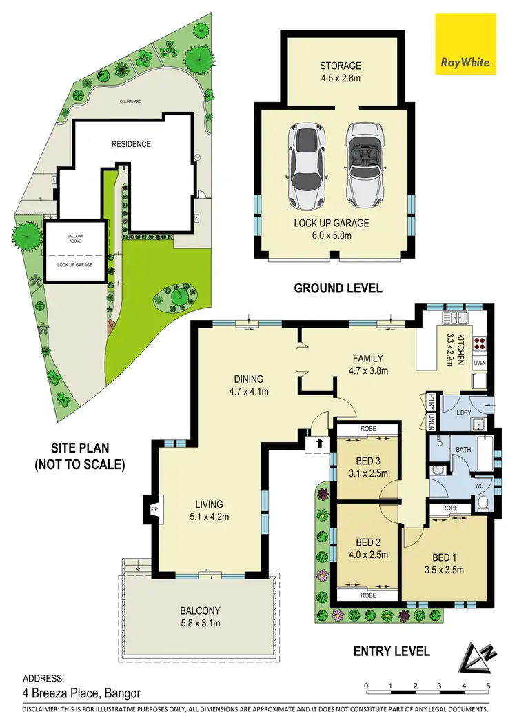 Floorplan of Homely house listing, 4 Breeza Place, Bangor NSW 2234