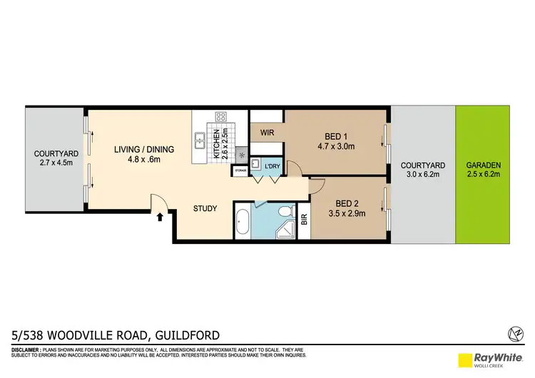Floorplan of Homely apartment listing, 5/538 WOODVILLE Road, Guildford NSW 2161