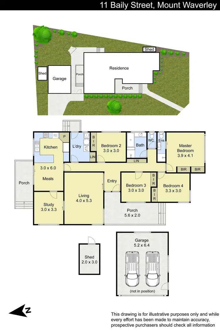 Floorplan of Homely house listing, 11 Baily Street, Mount Waverley VIC 3149