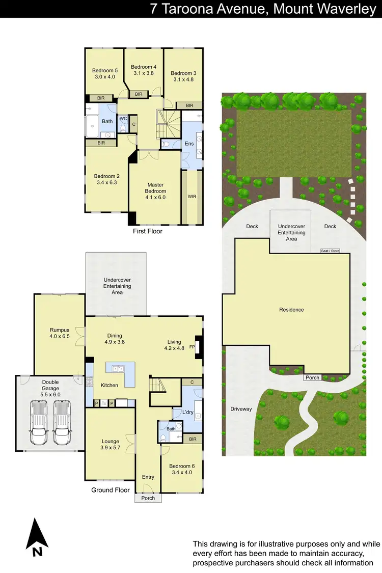 Floorplan of Homely house listing, 7 Taroona Avenue, Mount Waverley VIC 3149