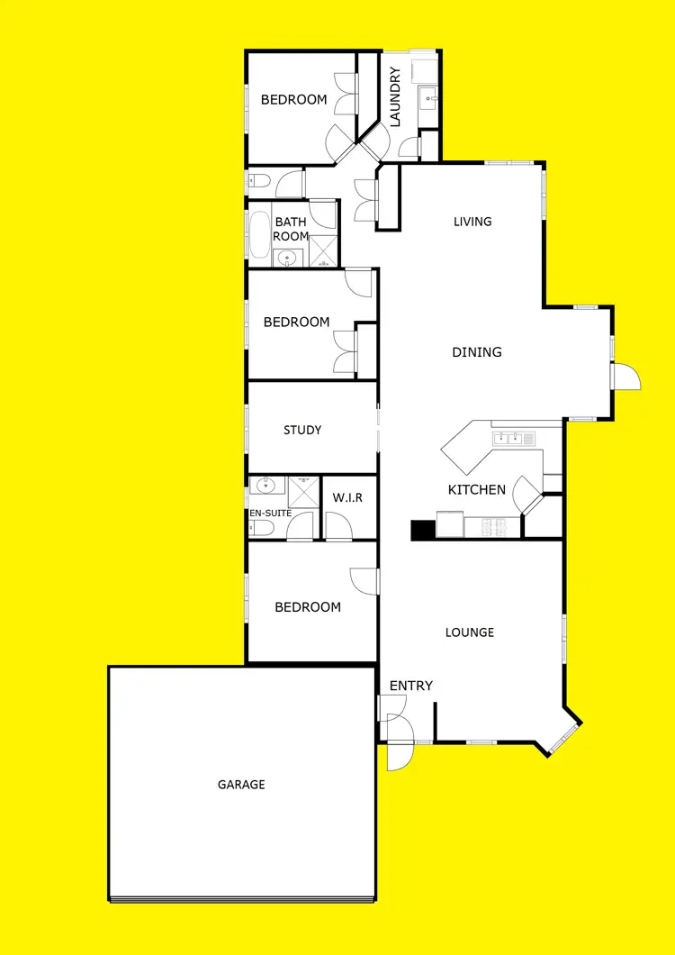 Floorplan of Homely house listing, 13 Canterbury Drive, Mildura VIC 3500