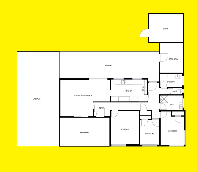 Floorplan of Homely house listing, 820 Fourteenth Street, Mildura VIC 3500
