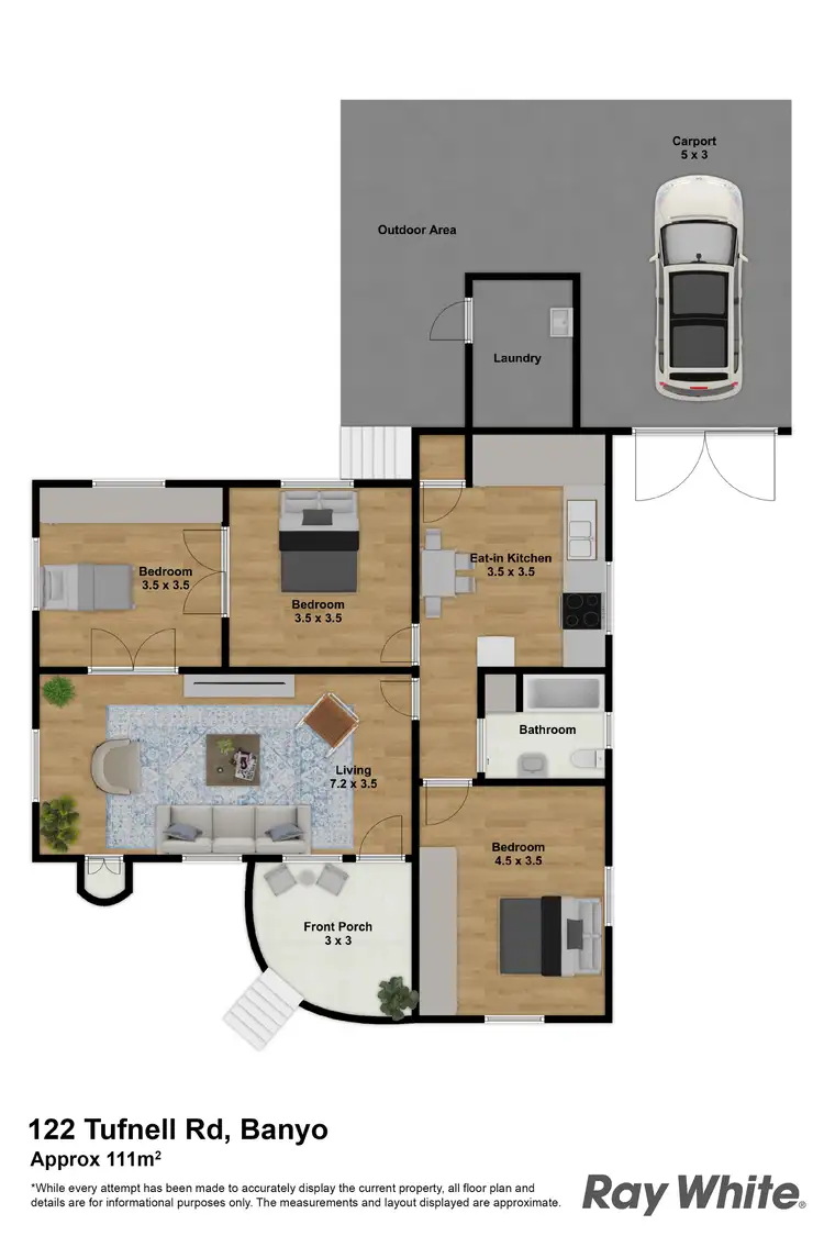 Floorplan of Homely house listing, 122 Tufnell Road, Banyo QLD 4014