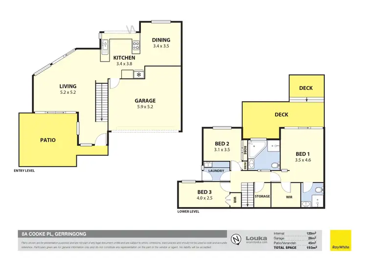 Floorplan of Homely house listing, 8a Cooke Place, Gerringong NSW 2534