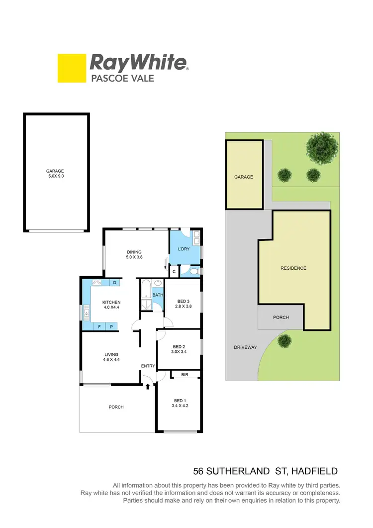Floorplan of Homely house listing, 56 Sutherland Street, Hadfield VIC 3046