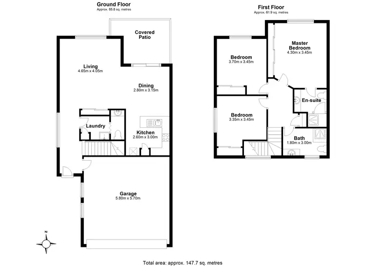 Floorplan of Homely townhouse listing, Address available on request