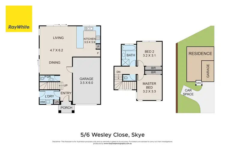 Floorplan of Homely unit listing, 5/6 Wesley Close, Skye VIC 3977