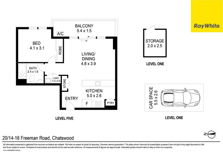 Floorplan of Homely unit listing, 20/14-16 Freeman Road, Chatswood NSW 2067