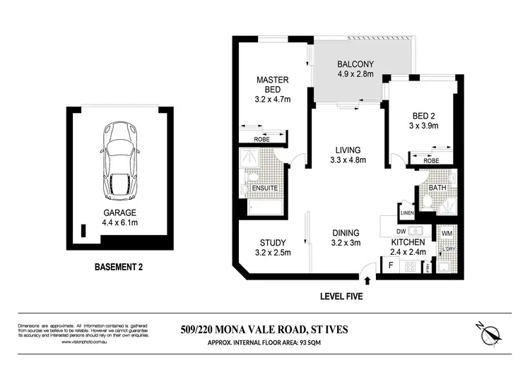 Floorplan of Homely unit listing, 509/220-222 Mona Vale Road, St Ives NSW 2075