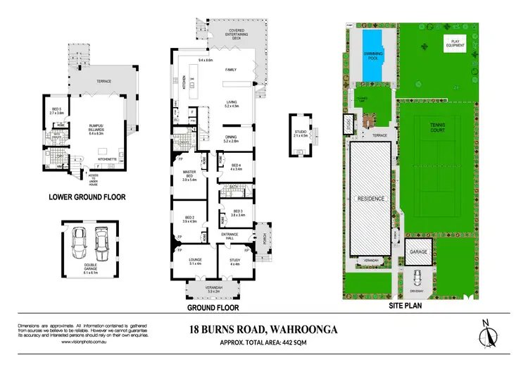 Floorplan of Homely house listing, 18 Burns Road, Wahroonga NSW 2076