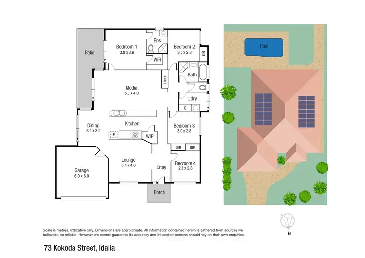 Floorplan of Homely house listing, 73 Kokoda Street, Idalia QLD 4811