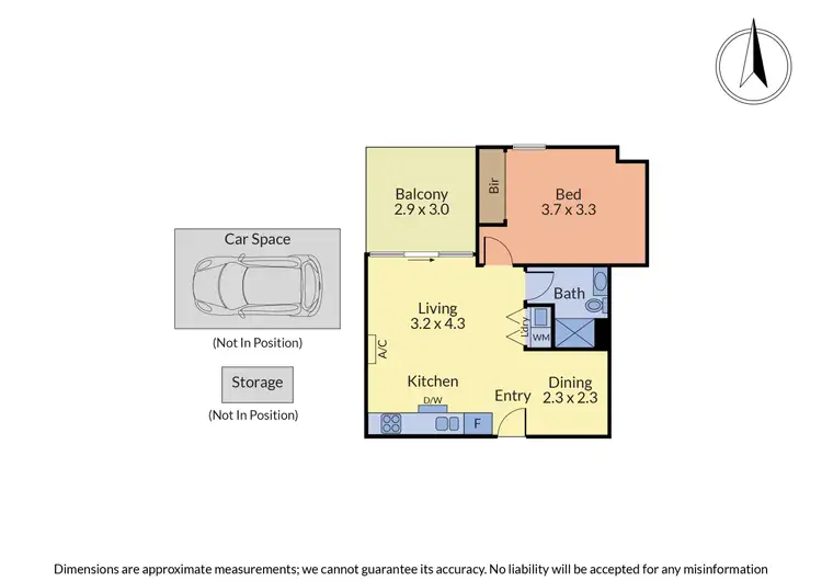 Floorplan of Homely apartment listing, 505/1A Nelson Street, Ringwood VIC 3134