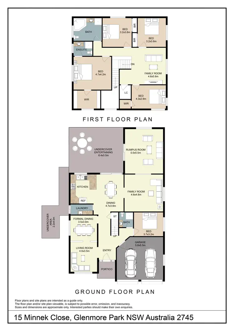 Floorplan of Homely house listing, 15 Minnek Close, Glenmore Park NSW 2745