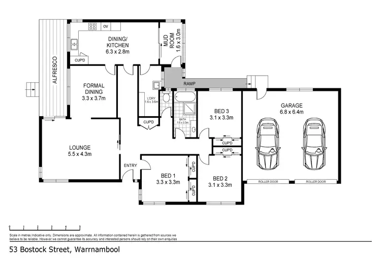 Floorplan of Homely house listing, 53 Bostock Street, Warrnambool VIC 3280
