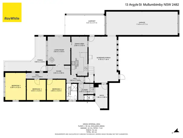 Floorplan of Homely house listing, 13 Argyle Street, Mullumbimby NSW 2482