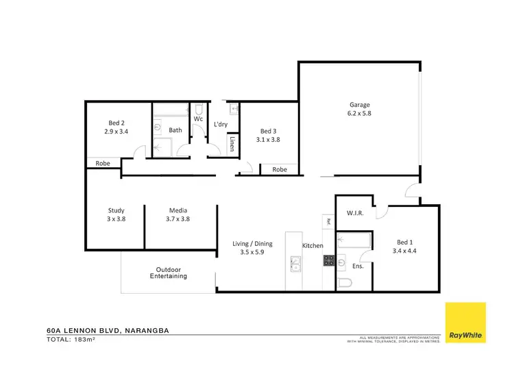 Floorplan of Homely house listing, 60A Lennon Boulevard, Narangba QLD 4504