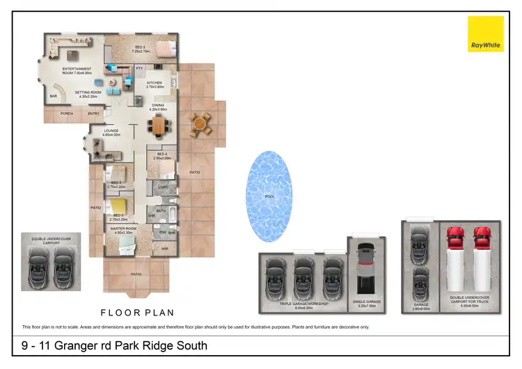 Floorplan of Homely house listing, 9-11 Granger Road, Park Ridge South QLD 4125