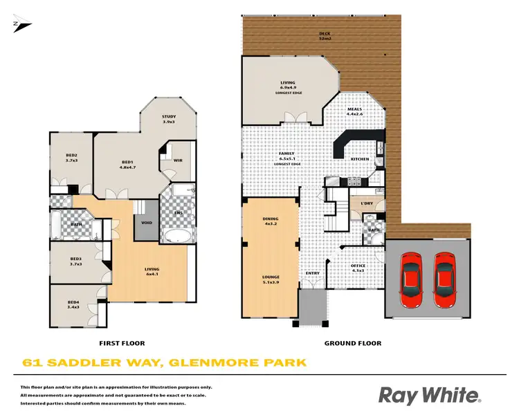 Floorplan of Homely house listing, 61 Saddler Way, Glenmore Park NSW 2745