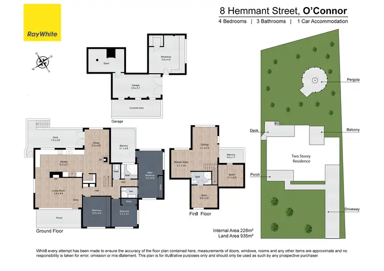 Floorplan of Homely house listing, 8 Hemmant Street, O'connor ACT 2602