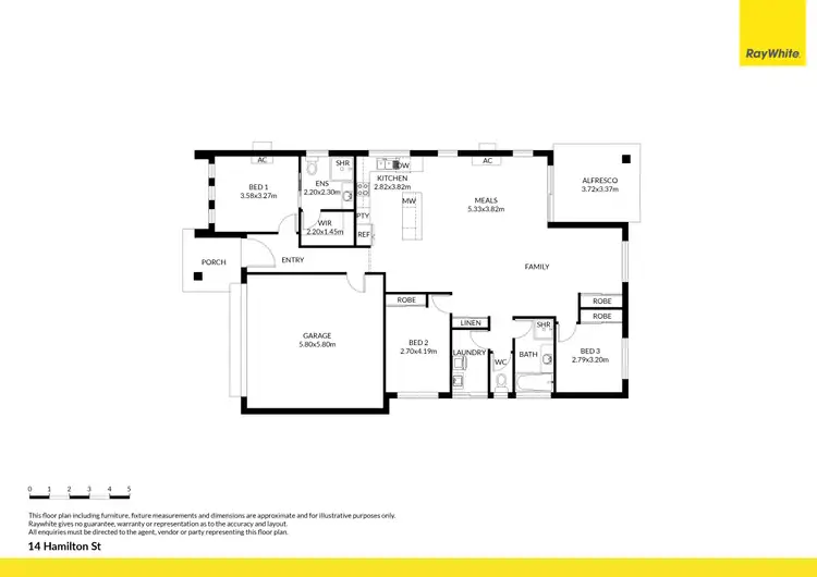 Floorplan of Homely house listing, 14 Hamilton Street, Burpengary East QLD 4505