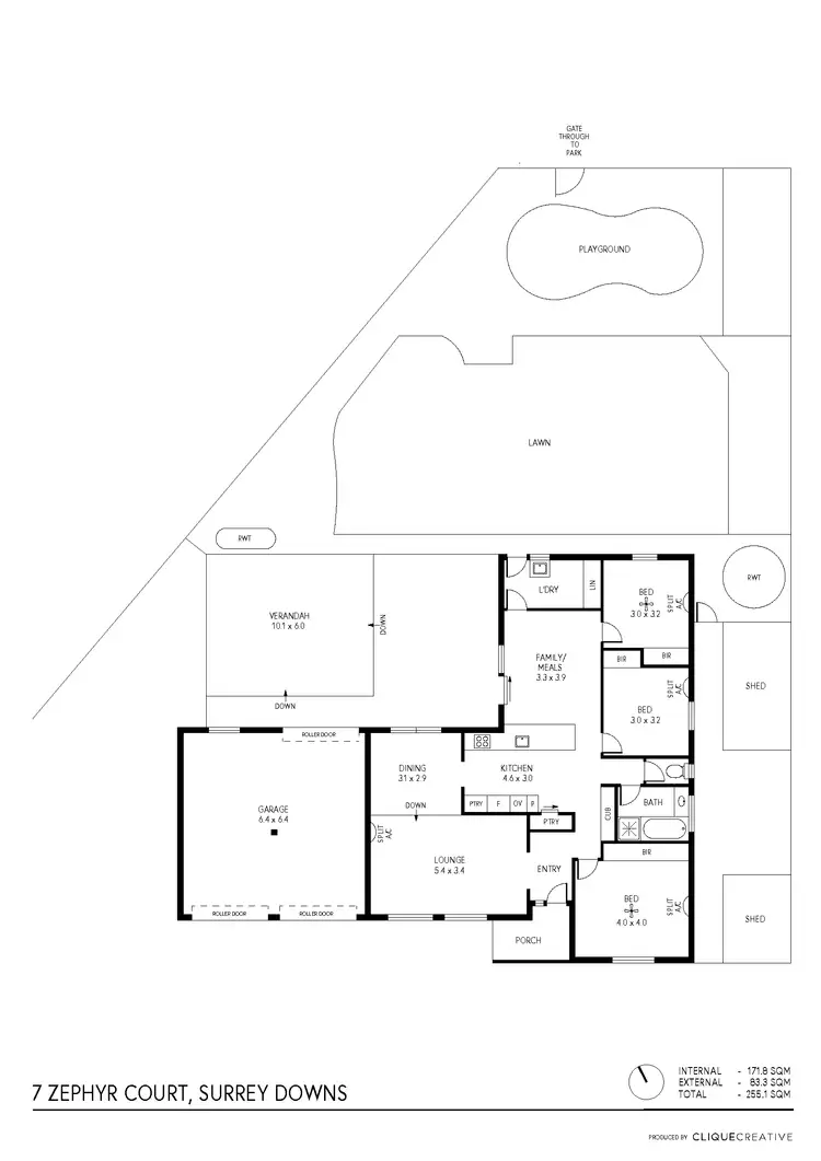 Floorplan of Homely house listing, 7 Zephyr Court, Surrey Downs SA 5126
