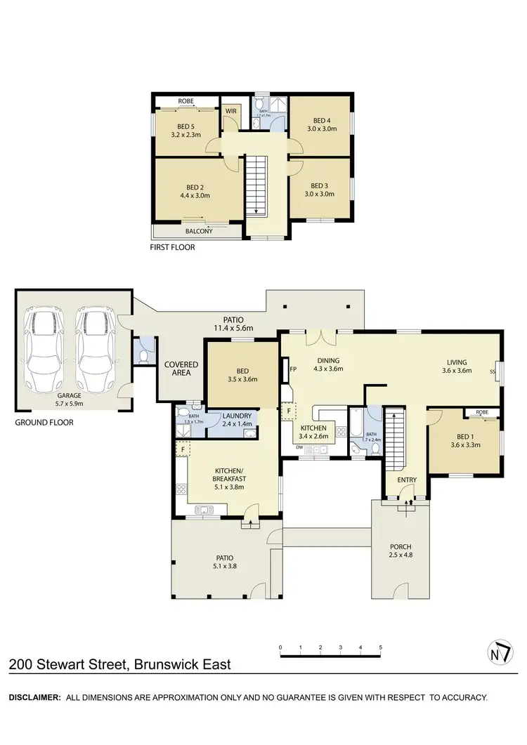 Floorplan of Homely house listing, 200 Stewart Street, Brunswick East VIC 3057