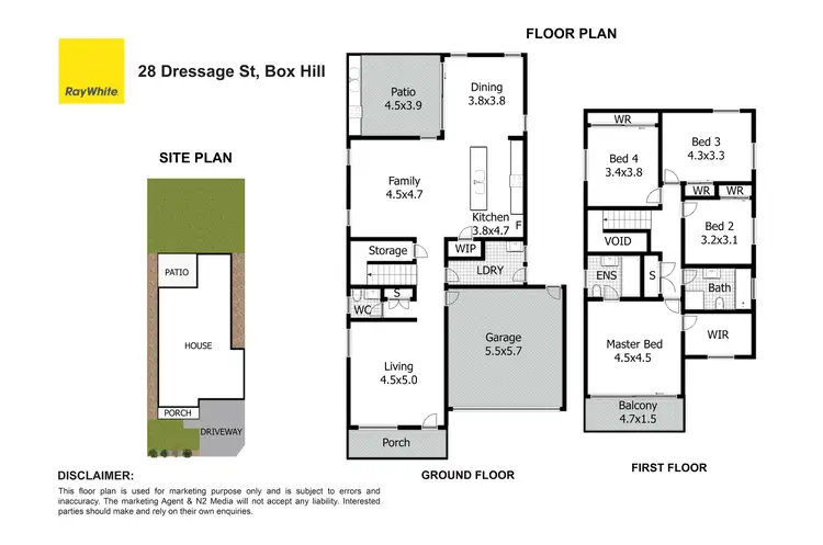 Floorplan of Homely house listing, 28 Dressage Street, Box Hill NSW 2765