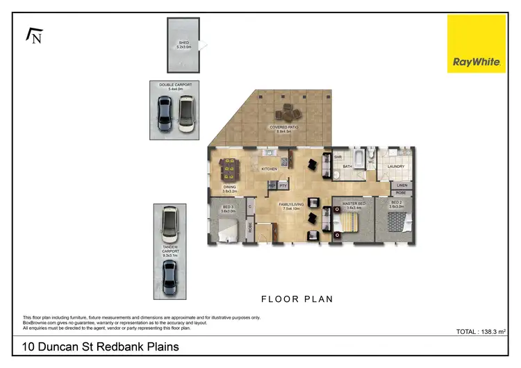 Floorplan of Homely house listing, 10 Duncan Street, Redbank Plains QLD 4301