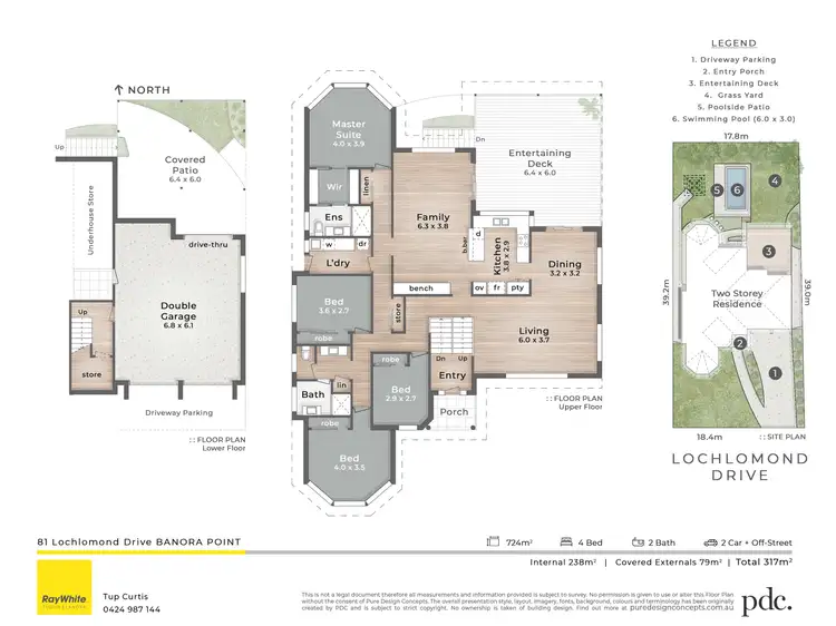 Floorplan of Homely house listing, 81 Lochlomond Drive, Banora Point NSW 2486