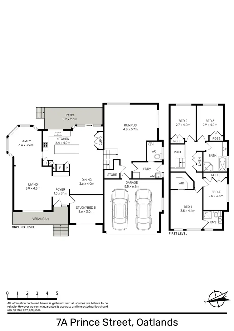 Floorplan of Homely house listing, 7a Prince Street, Oatlands NSW 2117