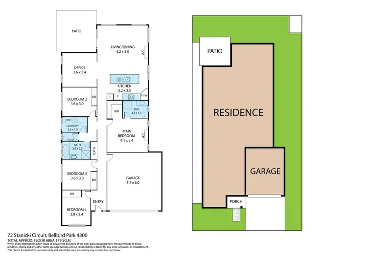 Floorplan of Homely house listing, 72 Stanicki Circuit, Bellbird Park QLD 4300