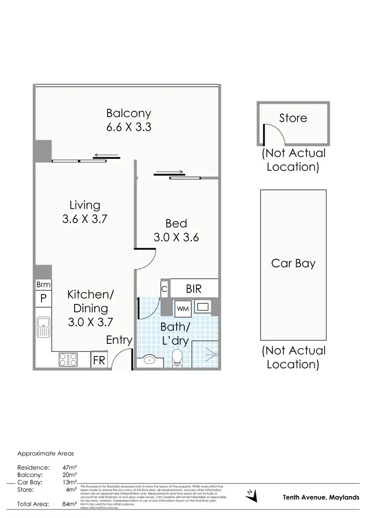 Floorplan of Homely house listing, 88/2 Tenth Avenue, Maylands WA 6051