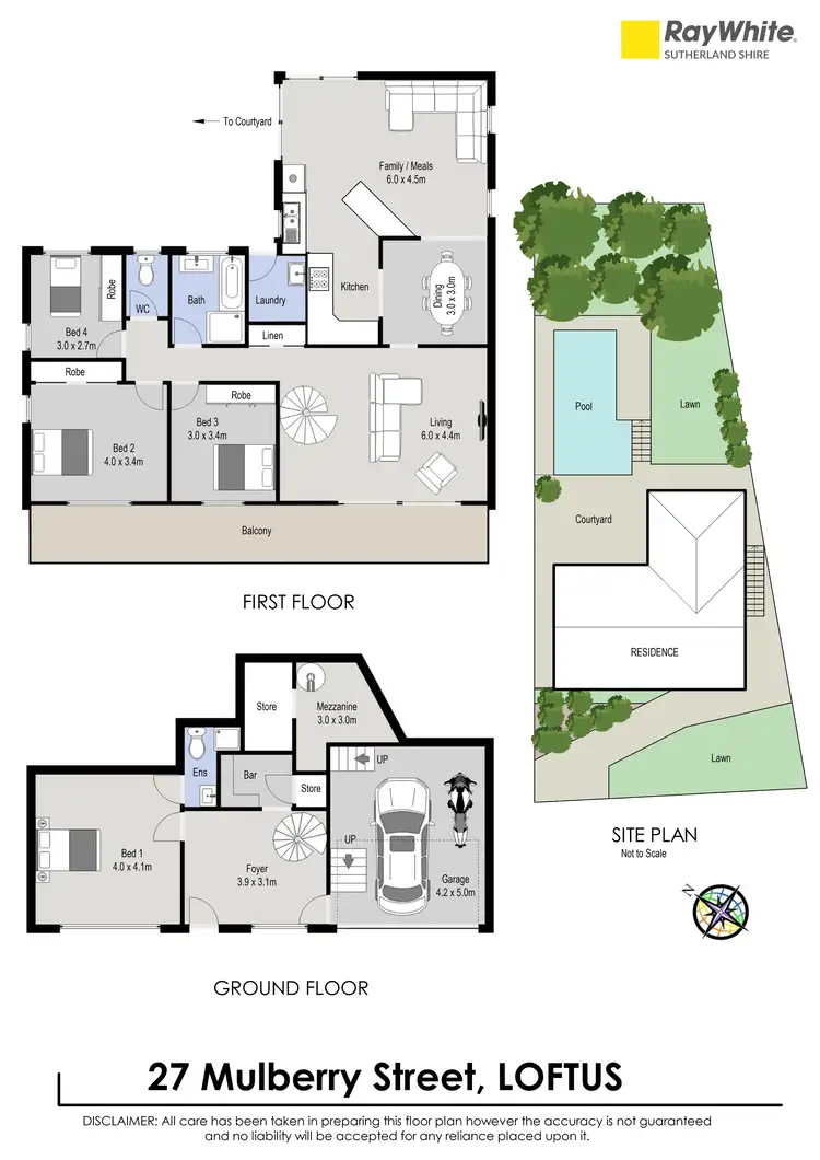 Floorplan of Homely house listing, 27 Mulberry Street, Loftus NSW 2232