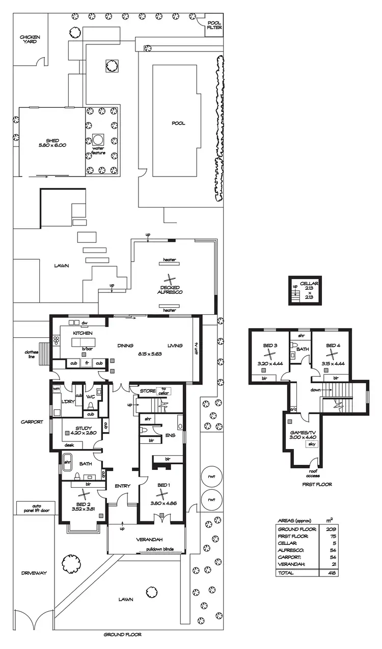 Floorplan of Homely house listing, 7 Azalea Street, Prospect SA 5082