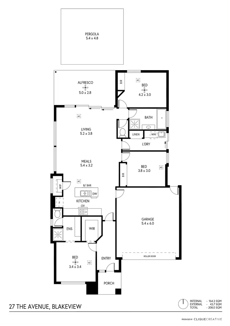 Floorplan of Homely house listing, 27 The Avenue, Blakeview SA 5114