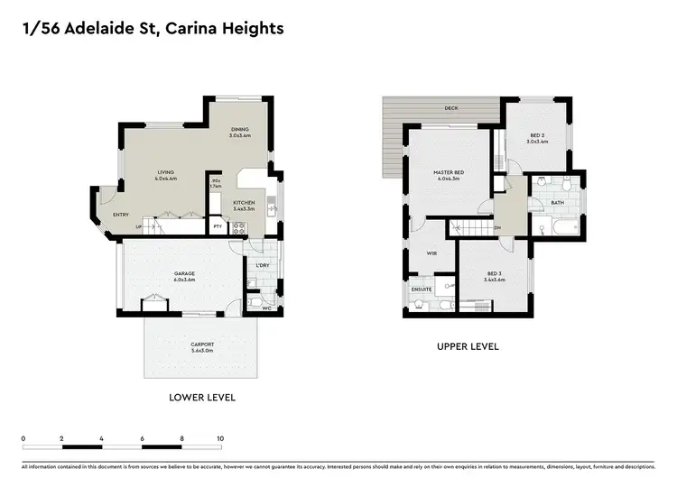 Floorplan of Homely townhouse listing, 1/56 Adelaide Street, Carina QLD 4152