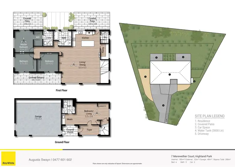 Floorplan of Homely house listing, 7 Merewether Court, Highland Park QLD 4211