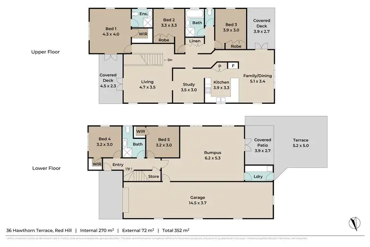 Floorplan of Homely house listing, 36 Hawthorn Terrace, Red Hill QLD 4059