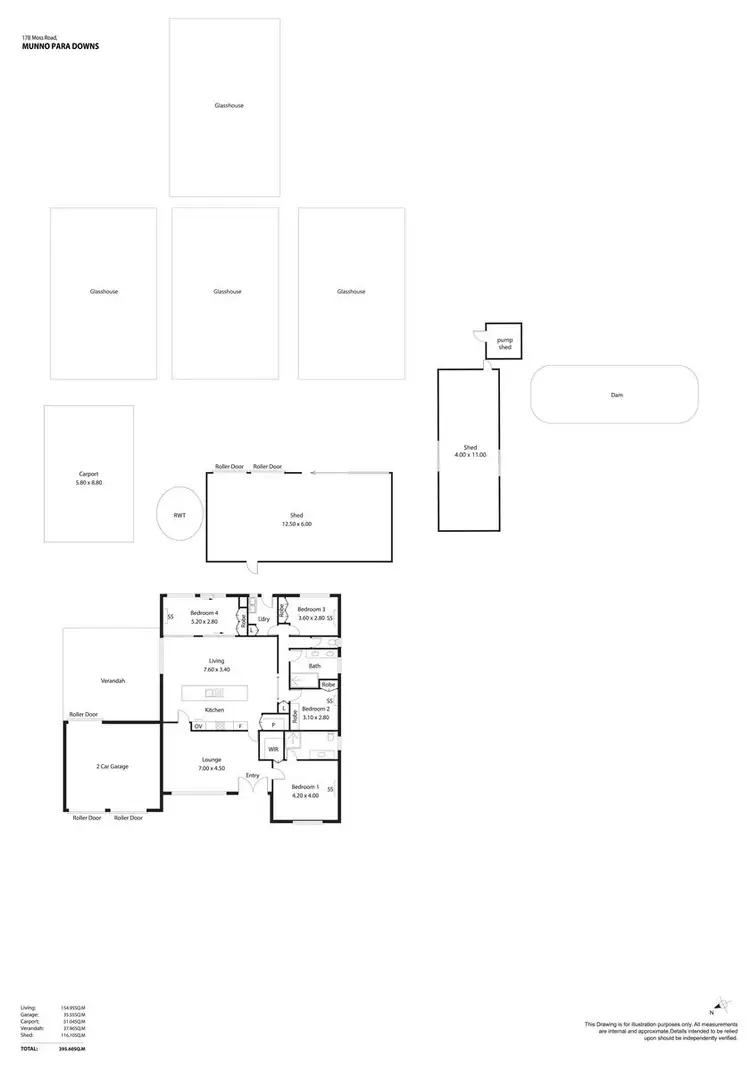 Floorplan of Homely house listing, 17B Moss Road, Munno Para Downs SA 5115