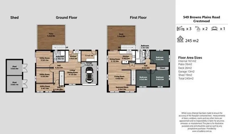 Floorplan of Homely house listing, 549 Browns Plains Road, Crestmead QLD 4132
